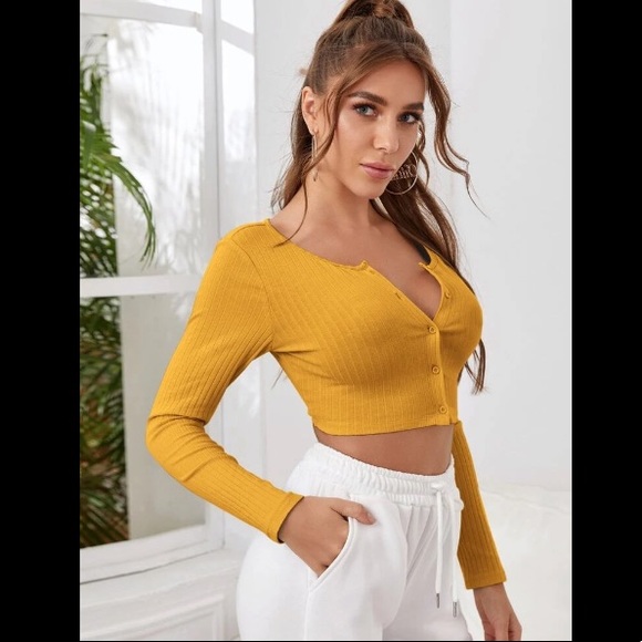 SHEIN Tops - Shein// cropped cardigan size small